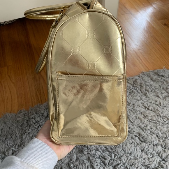 BCBGMAXAZRIA Gold Duffle Bag - Picture 5 of 8